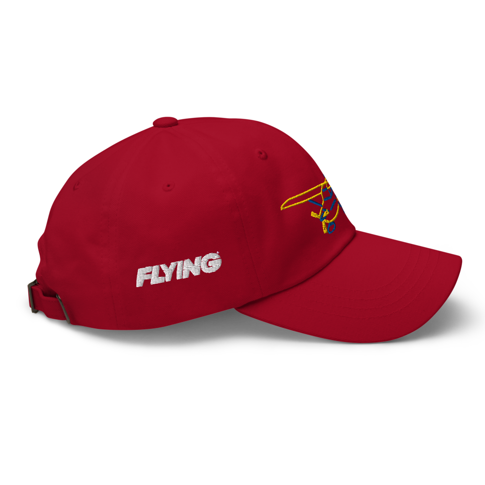 Cessna 172 Hat (blue and gold aircraft design) 