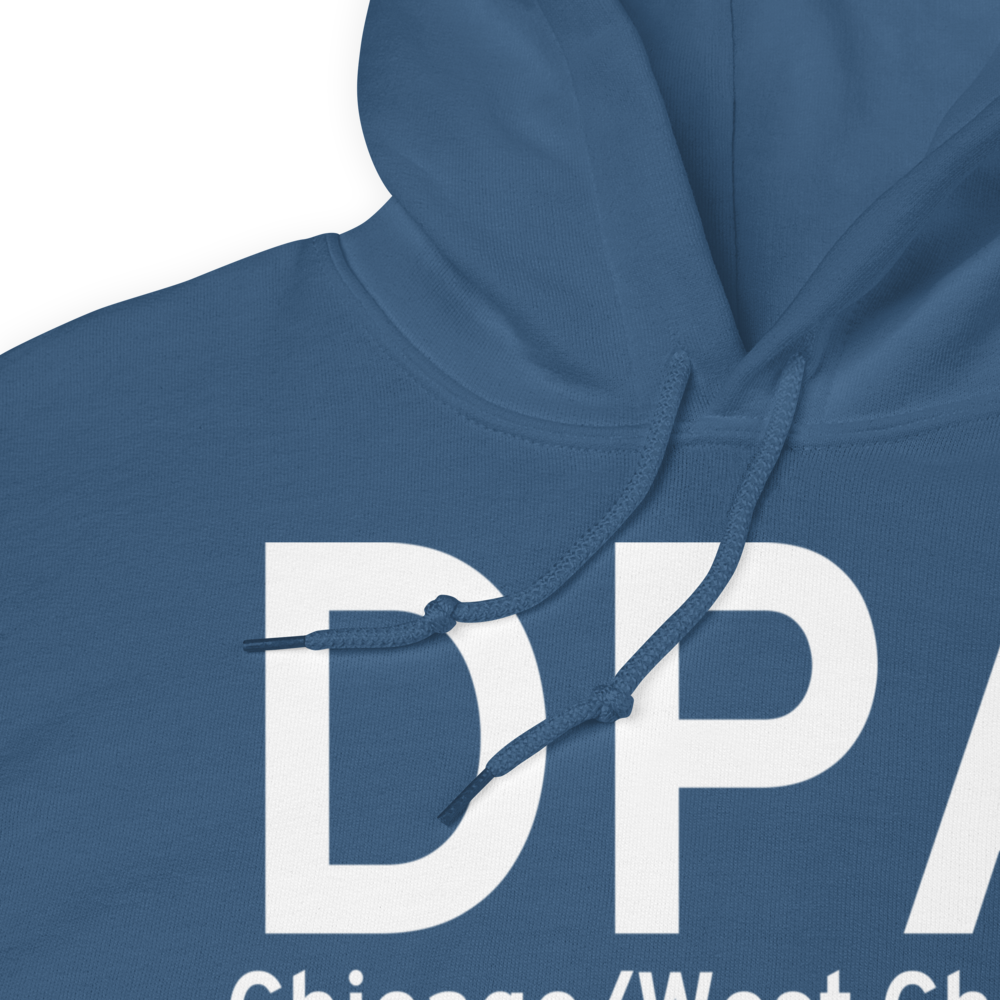 Chicago/West Chicago (KDPA) Airport Hoodie Sweatshirt 