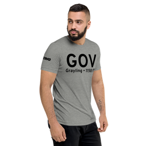 Grayling (KGOV) Airport Tri-blend T-Shirt