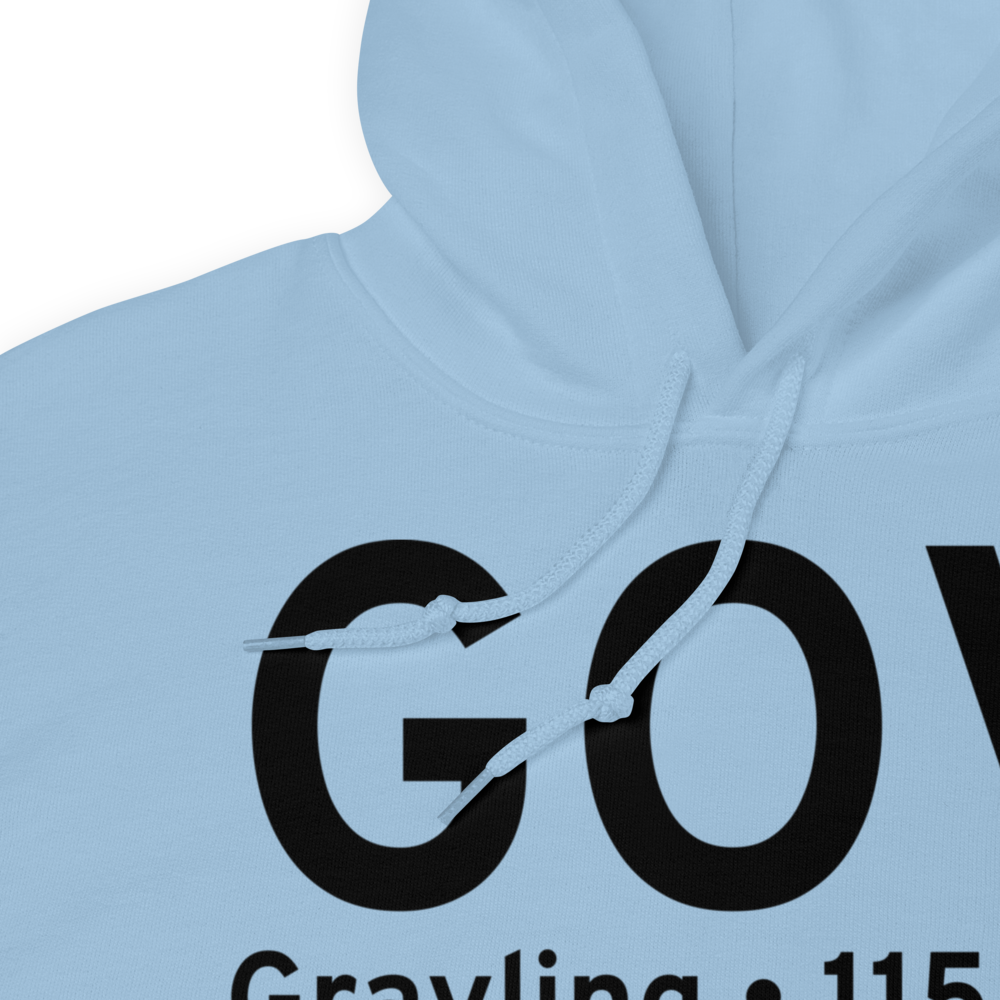 Grayling (KGOV) Airport Hoodie Sweatshirt 