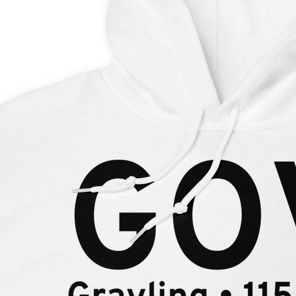 Grayling (KGOV) Airport Hoodie Sweatshirt 