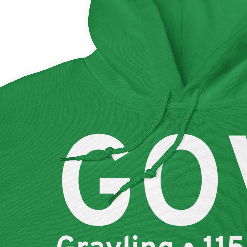 Grayling (KGOV) Airport Hoodie Sweatshirt 