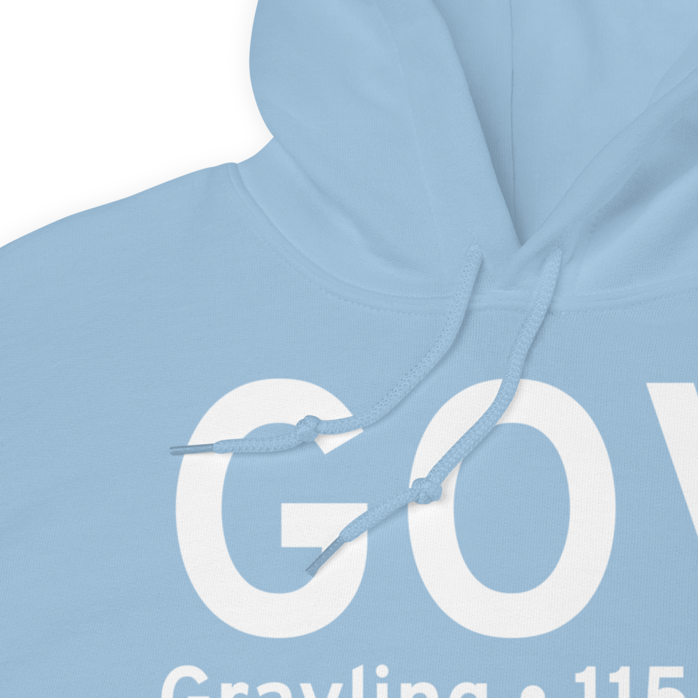 Grayling (KGOV) Airport Hoodie Sweatshirt 
