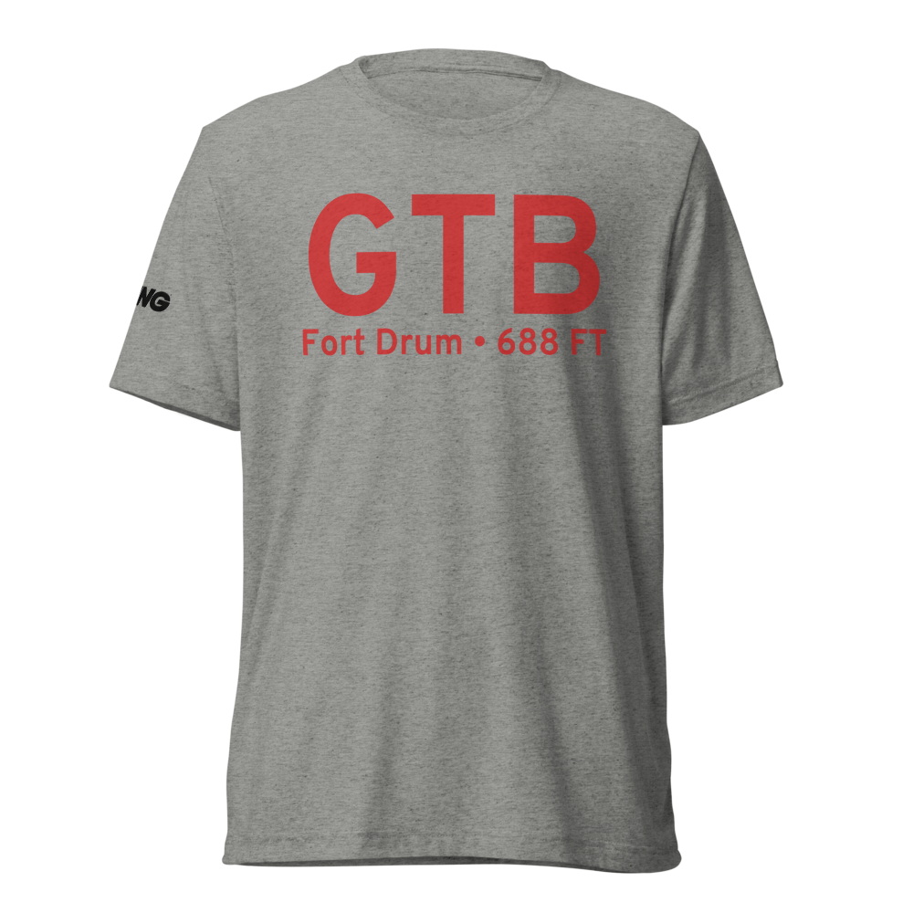 Fort Drum (KGTB) Airport Tri-blend T-Shirt 