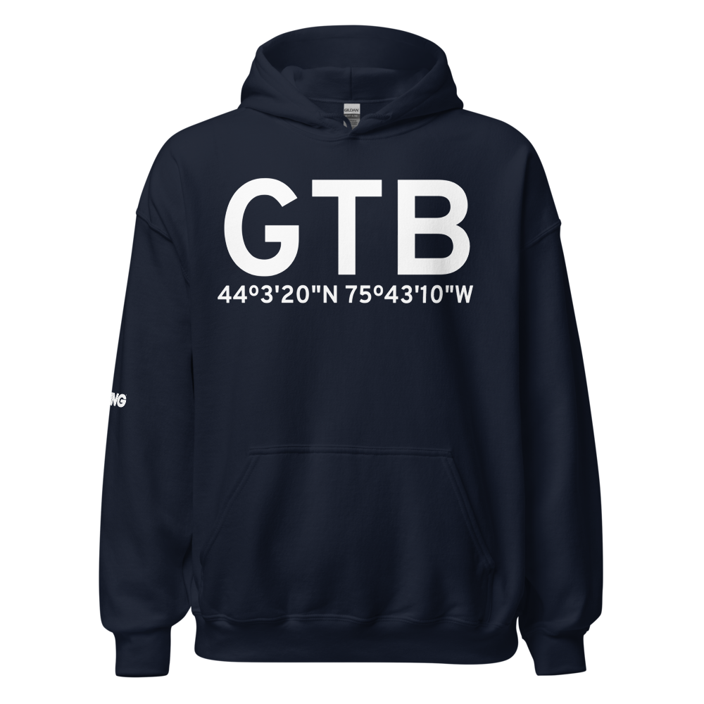 Fort Drum (KGTB) Airport Hoodie Sweatshirt 
