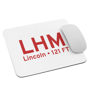 Lincoln (KLHM) Airport  Mouse Pad