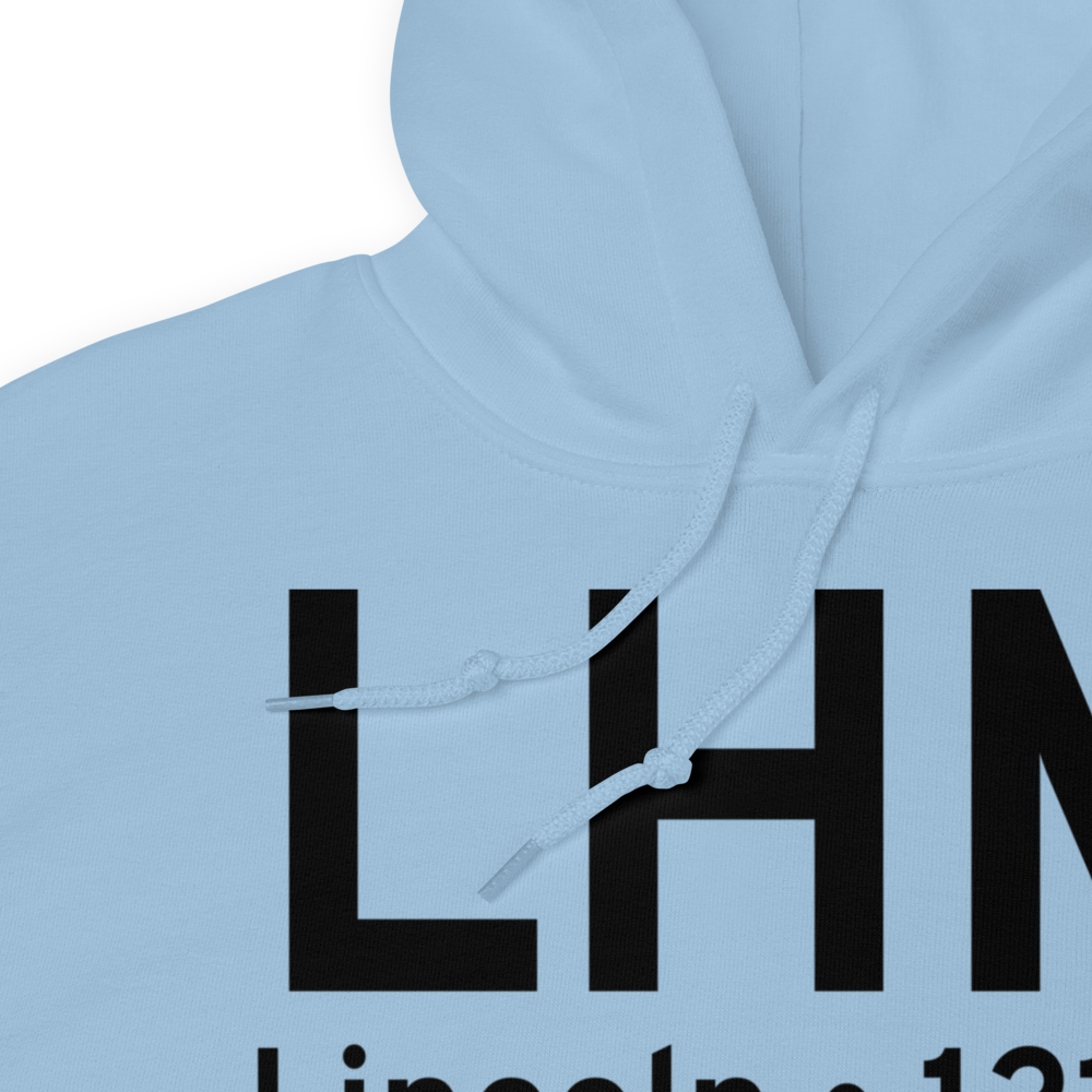 Lincoln (KLHM) Airport Hoodie Sweatshirt 