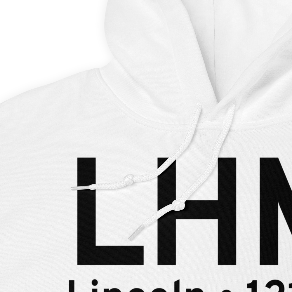 Lincoln (KLHM) Airport Hoodie Sweatshirt 