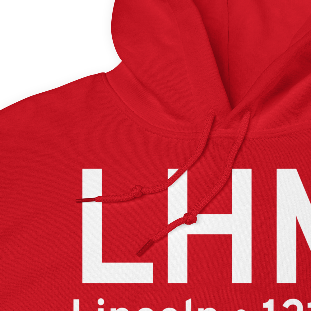 Lincoln (KLHM) Airport Hoodie Sweatshirt 