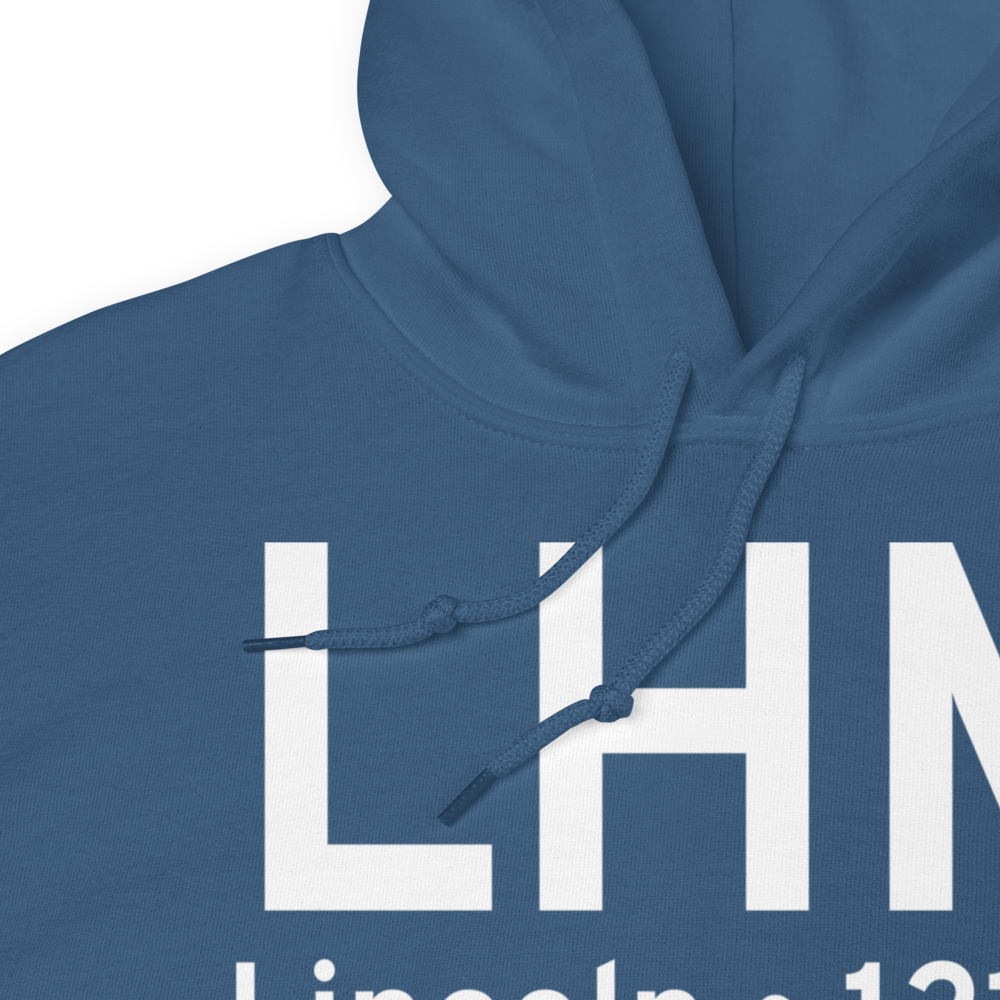 Lincoln (KLHM) Airport Hoodie Sweatshirt 