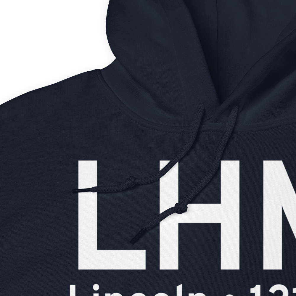 Lincoln (KLHM) Airport Hoodie Sweatshirt 