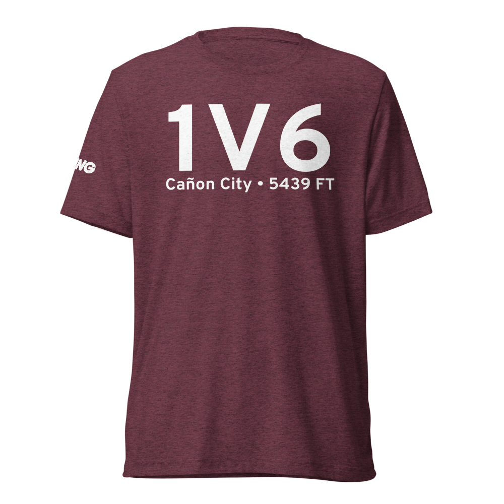 Cañon City (K1V6) Airport Tri-blend T-Shirt 
