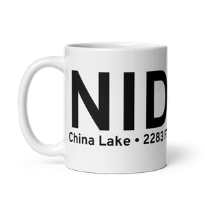 China Lake (KNID) Airport Mug