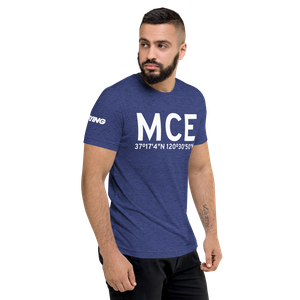 Merced (KMCE) Airport Tri-blend T-Shirt