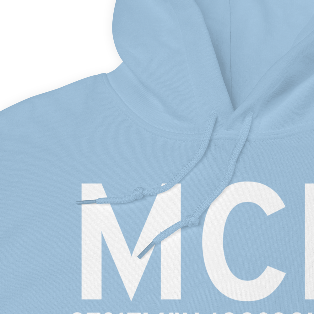 Merced (KMCE) Airport Hoodie Sweatshirt 
