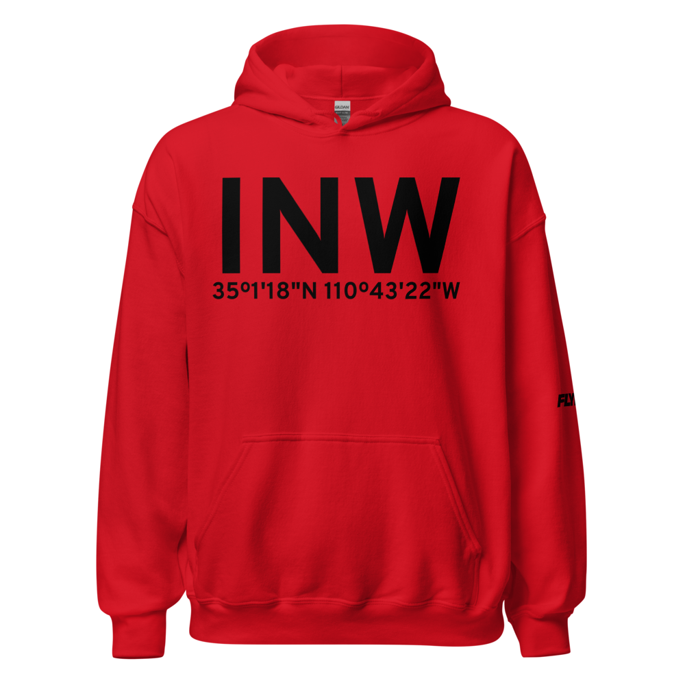 Winslow (KINW) Airport Hoodie Sweatshirt 