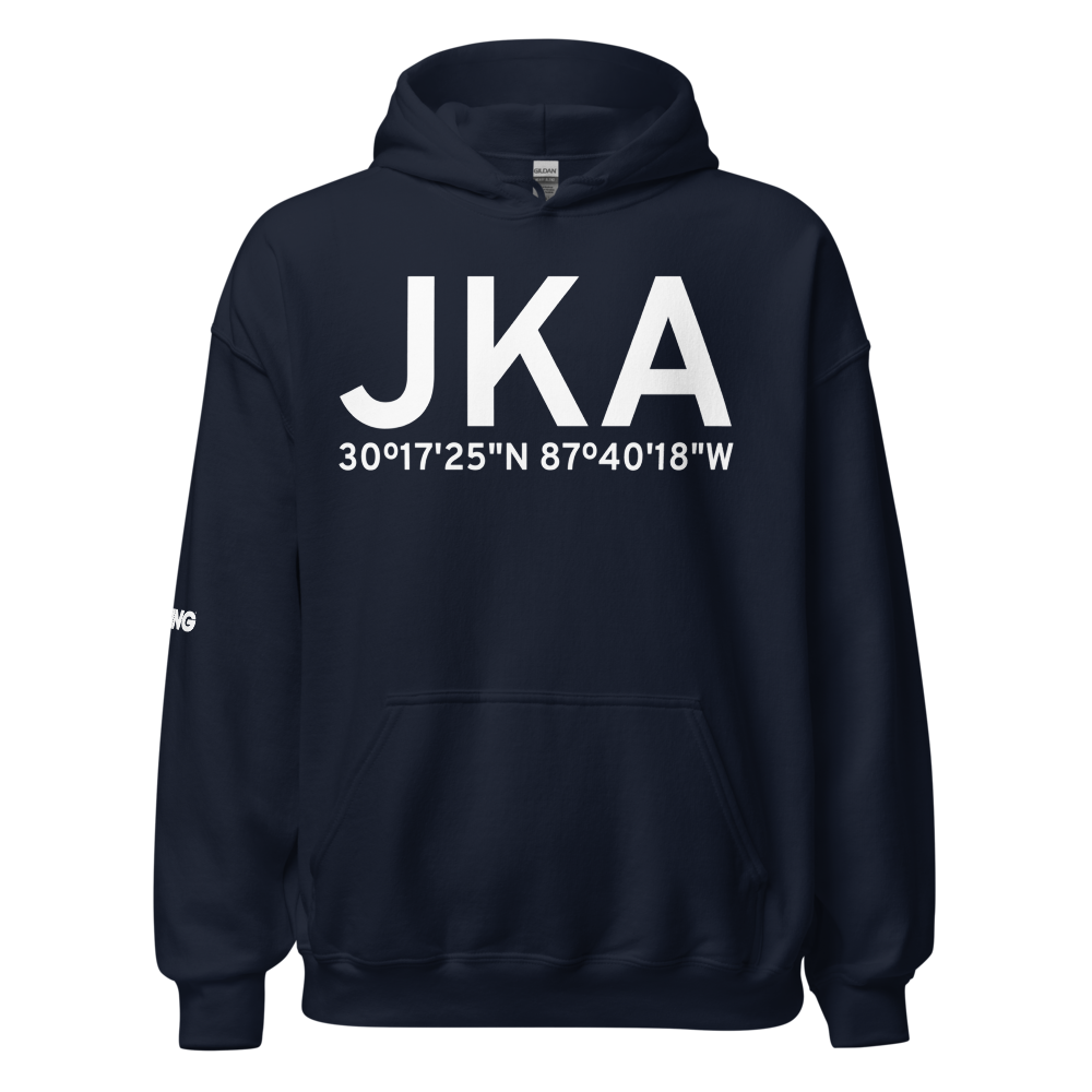 Gulf Shores (KJKA) Airport Hoodie Sweatshirt 
