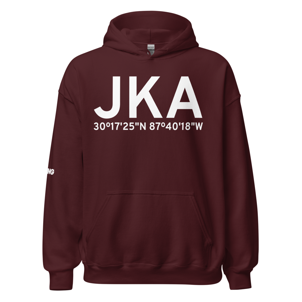 Gulf Shores (KJKA) Airport Hoodie Sweatshirt 