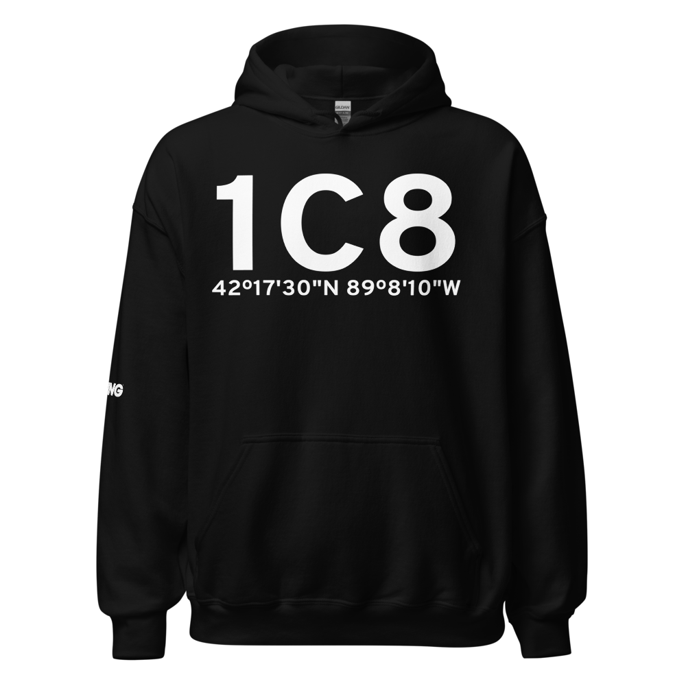 Rockford (1C8) Airport Hoodie Sweatshirt 