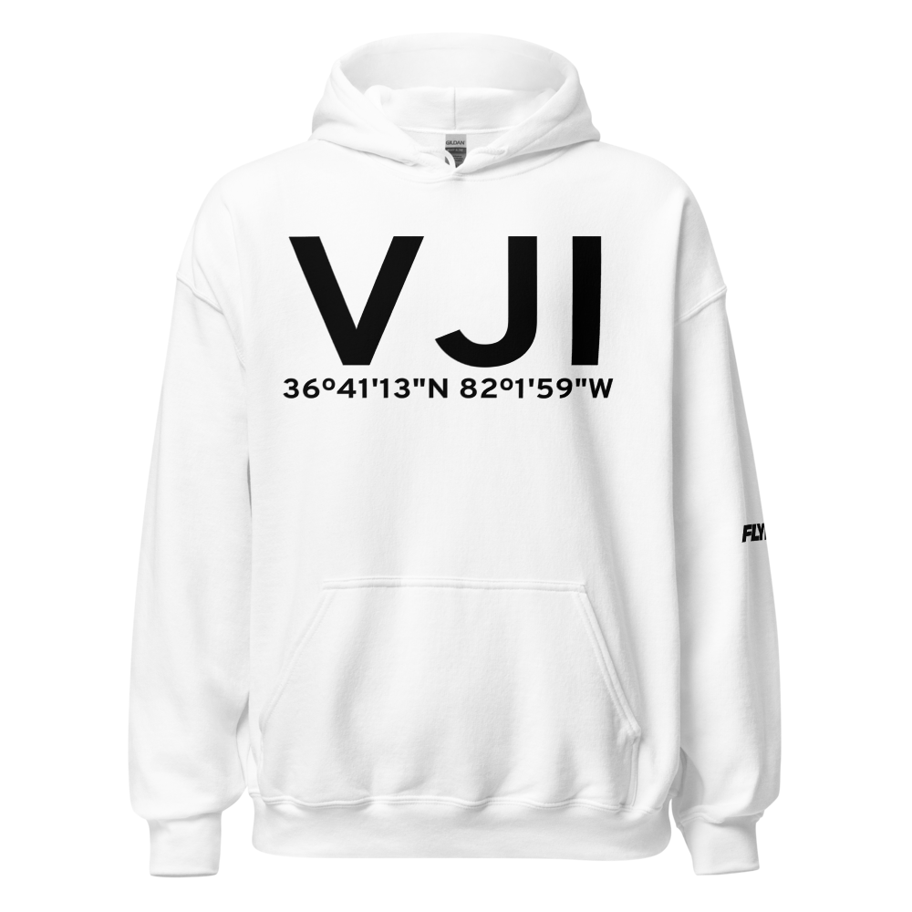 Abingdon (KVJI) Airport Hoodie Sweatshirt 