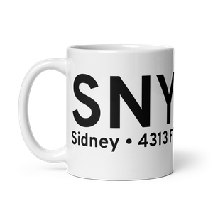 Sidney (KSNY) Airport Mug