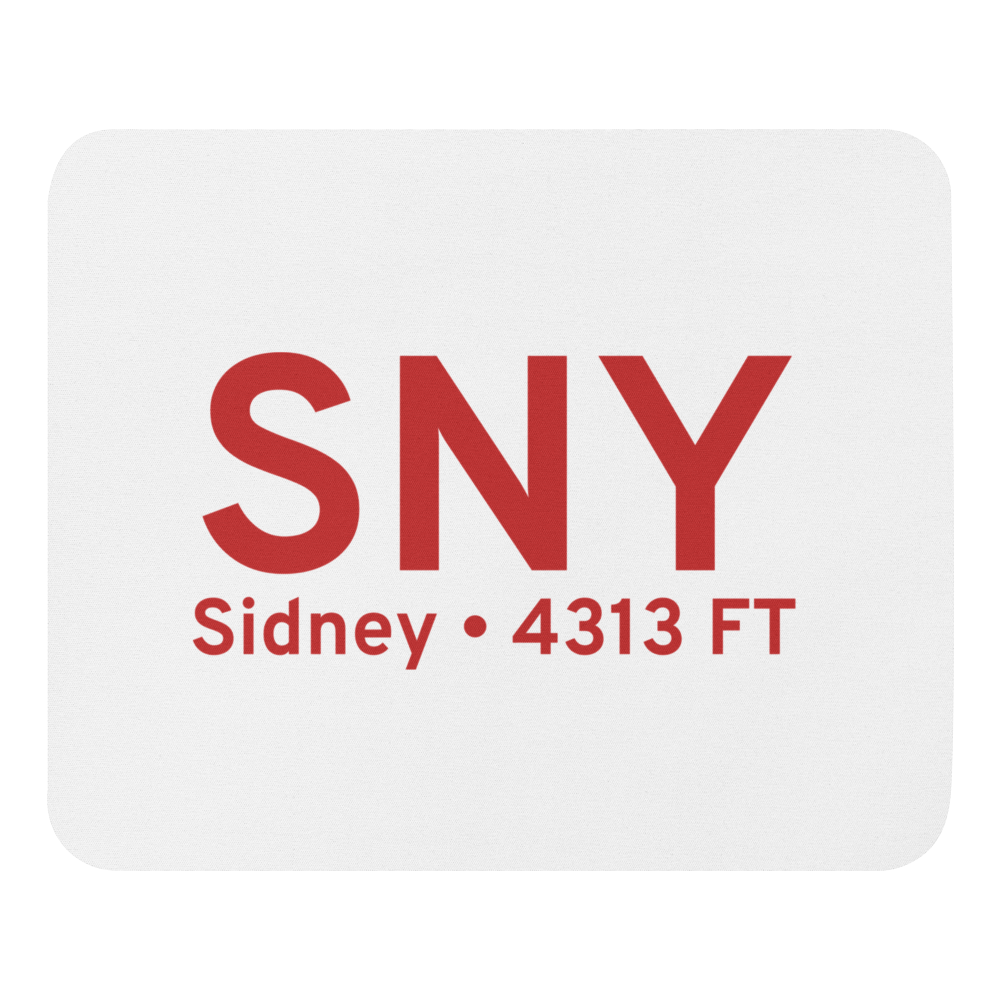 Sidney (KSNY) Airport  Mouse Pad 