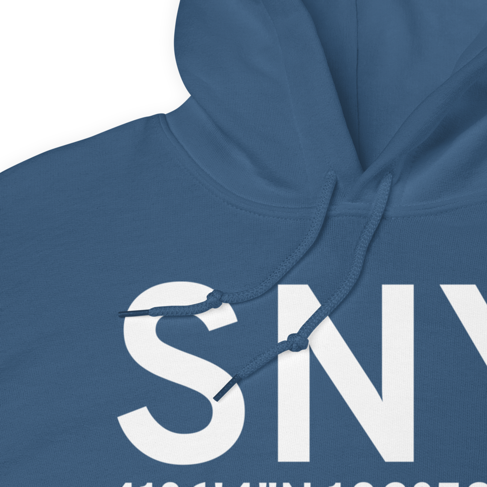 Sidney (KSNY) Airport Hoodie Sweatshirt 
