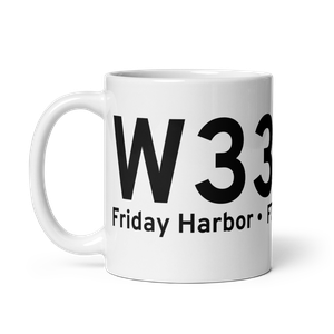 Friday Harbor (W33) Airport Mug