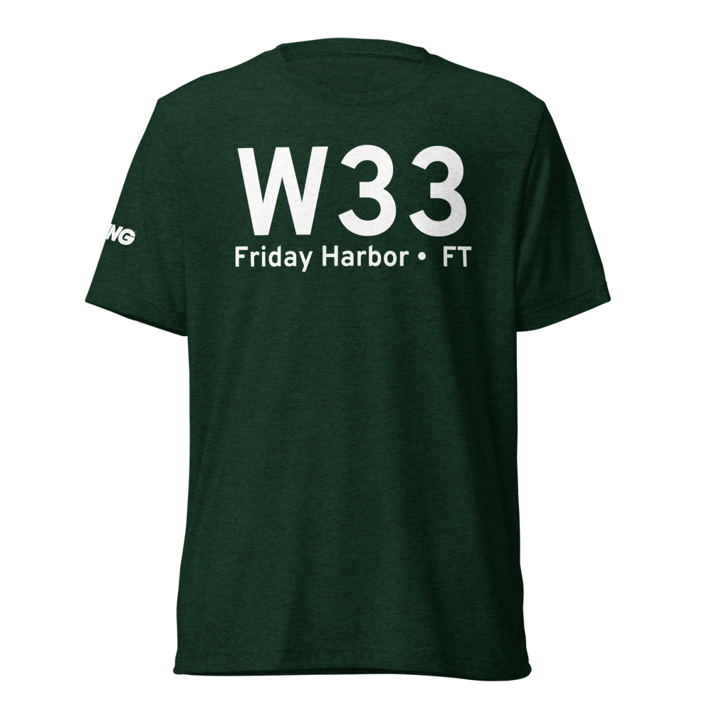 Friday Harbor (W33) Airport Tri-blend T-Shirt 