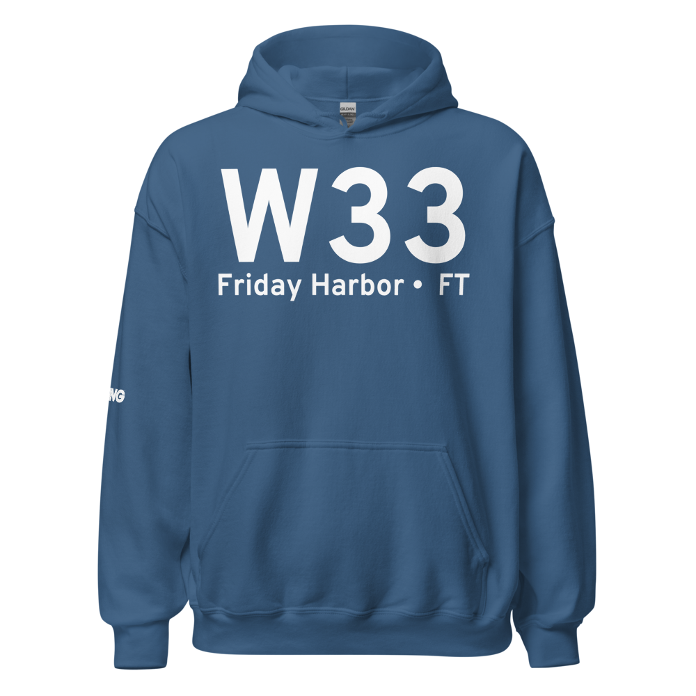 Friday Harbor (W33) Airport Hoodie Sweatshirt 