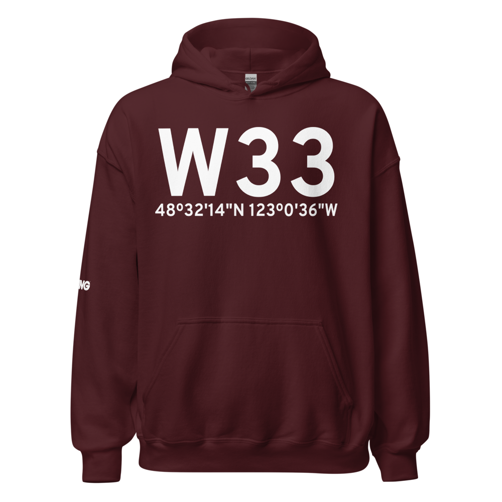 Friday Harbor (W33) Airport Hoodie Sweatshirt 