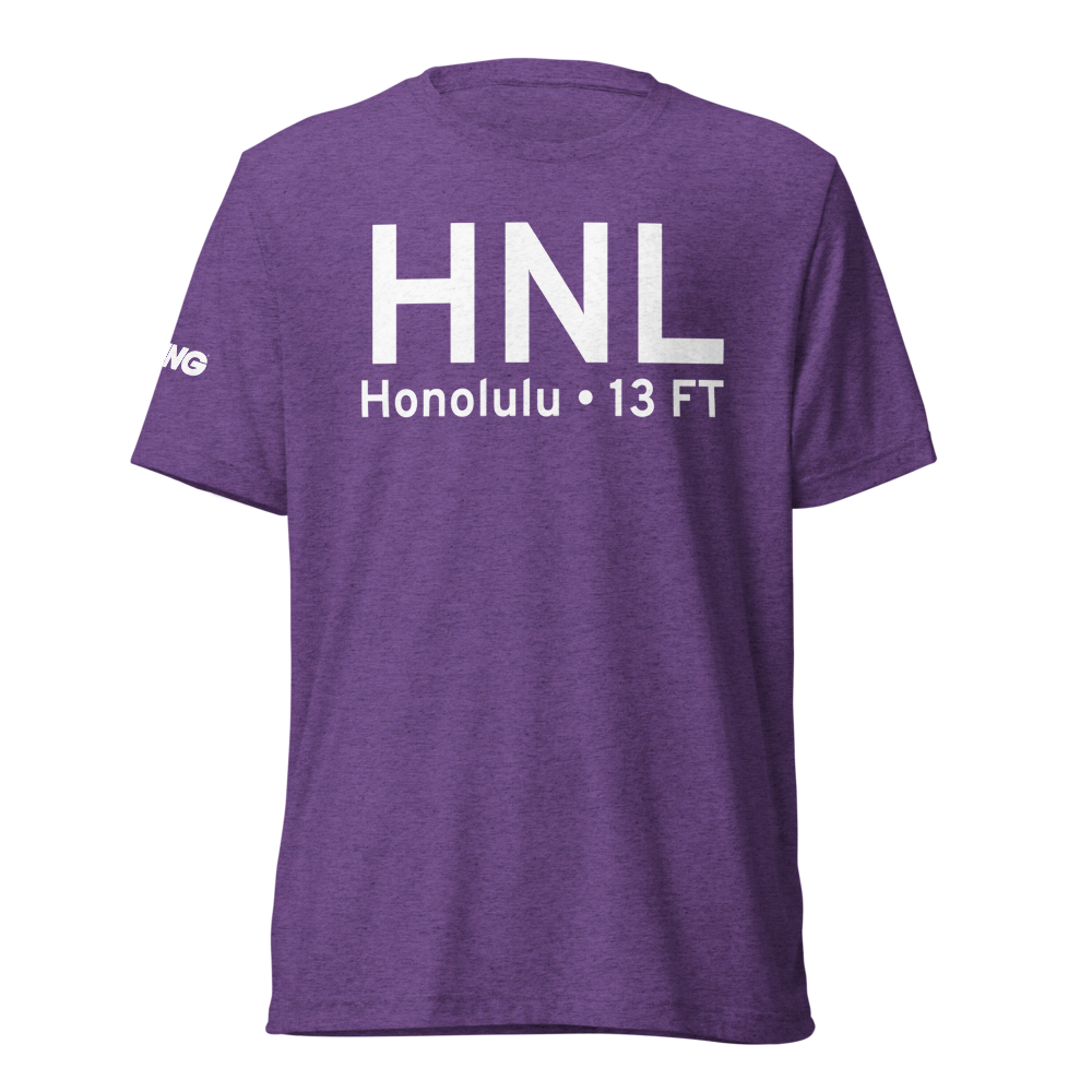 Honolulu (PHNL) Airport Tri-blend T-Shirt 