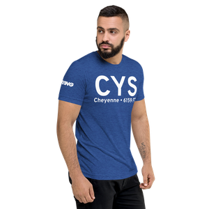Cheyenne (KCYS) Airport Tri-blend T-Shirt