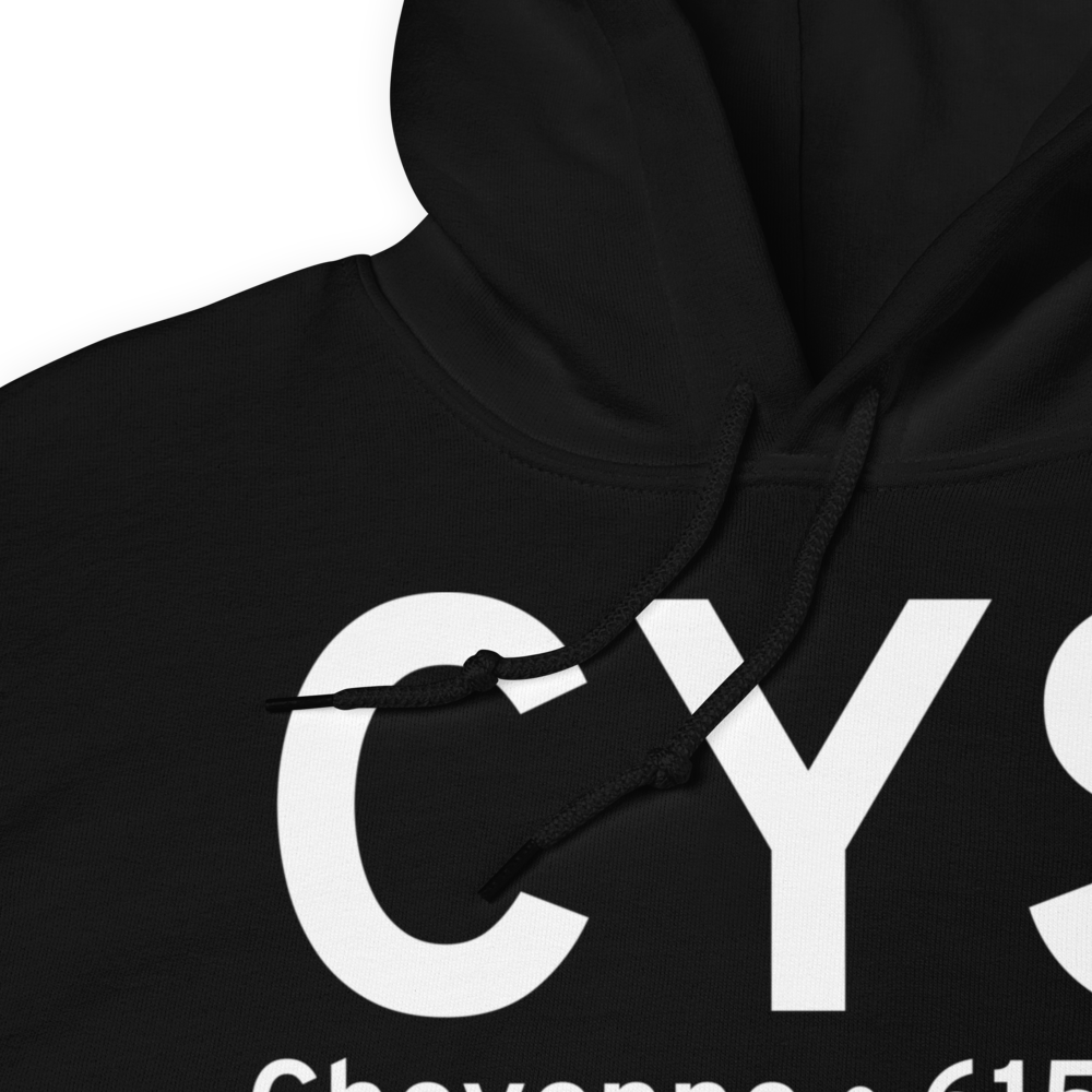 Cheyenne (KCYS) Airport Hoodie Sweatshirt 