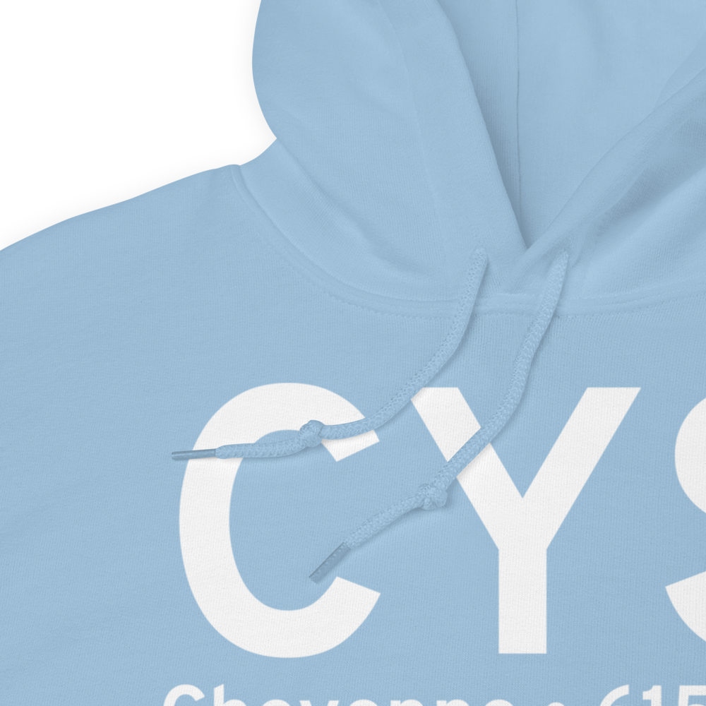 Cheyenne (KCYS) Airport Hoodie Sweatshirt 
