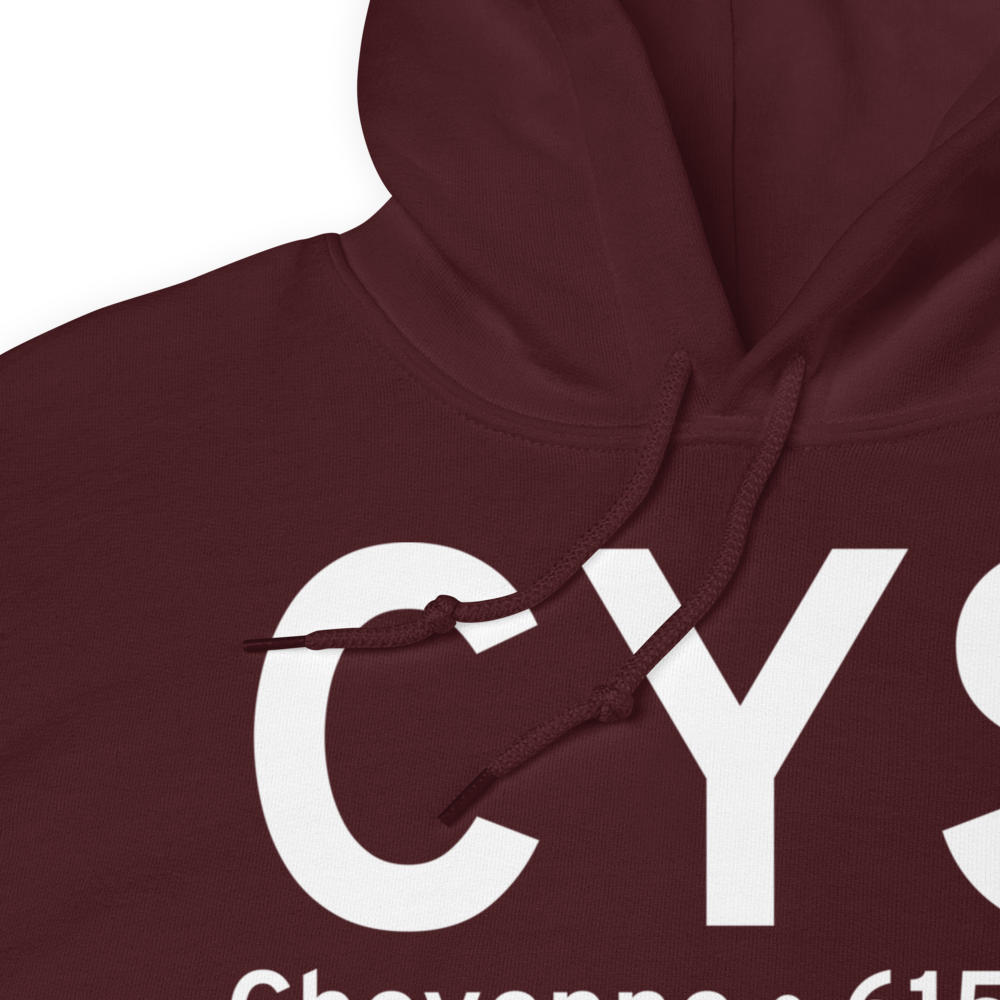 Cheyenne (KCYS) Airport Hoodie Sweatshirt 