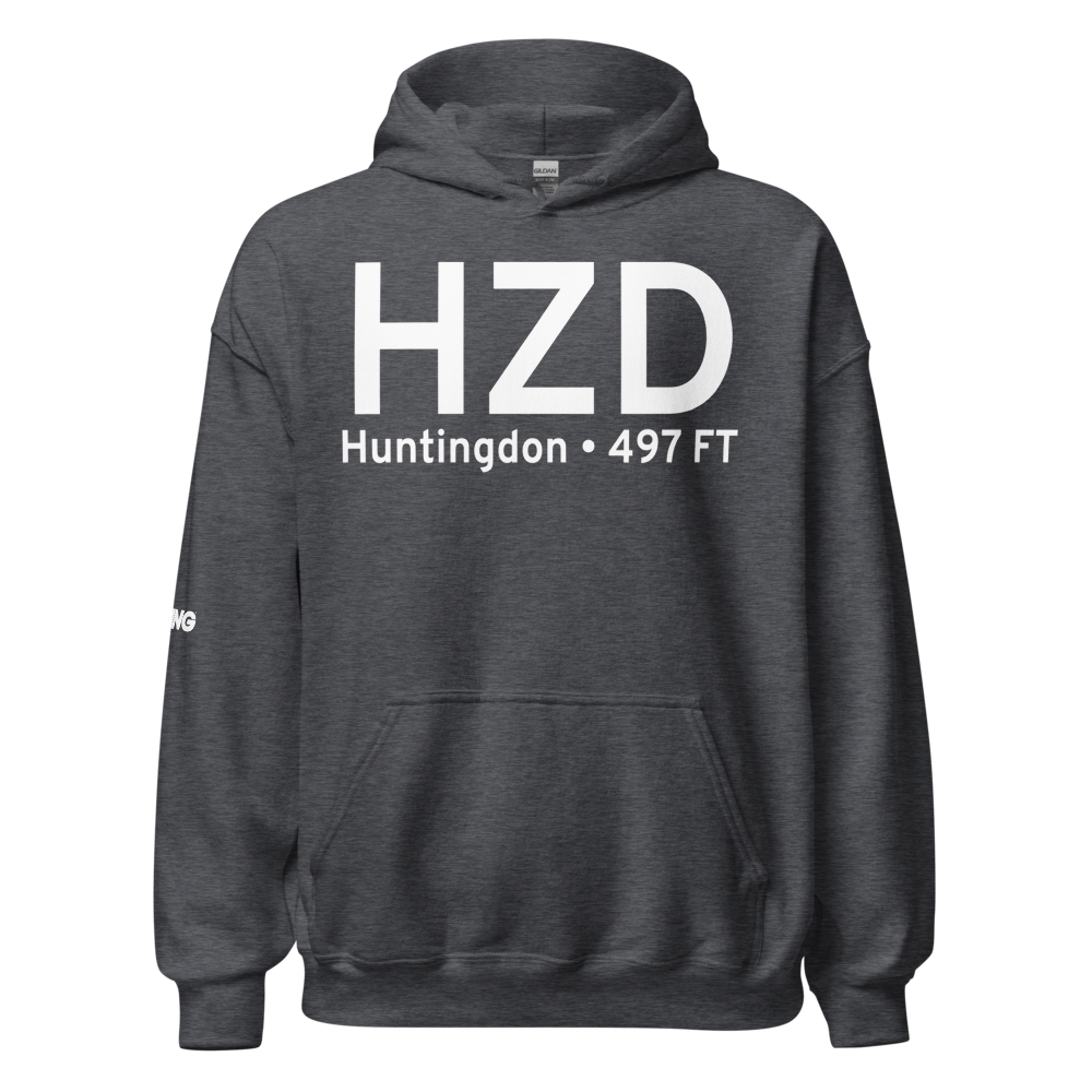 Huntingdon (KHZD) Airport Hoodie Sweatshirt 