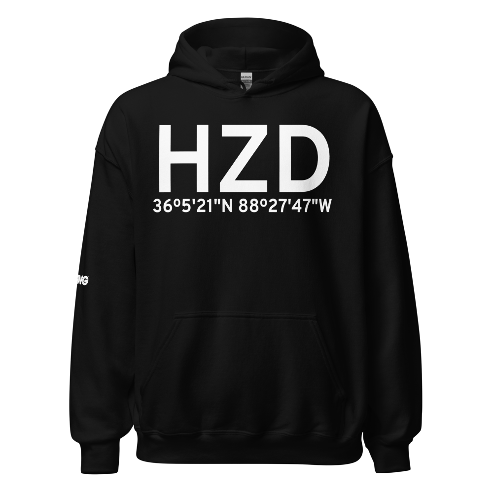 Huntingdon (KHZD) Airport Hoodie Sweatshirt 