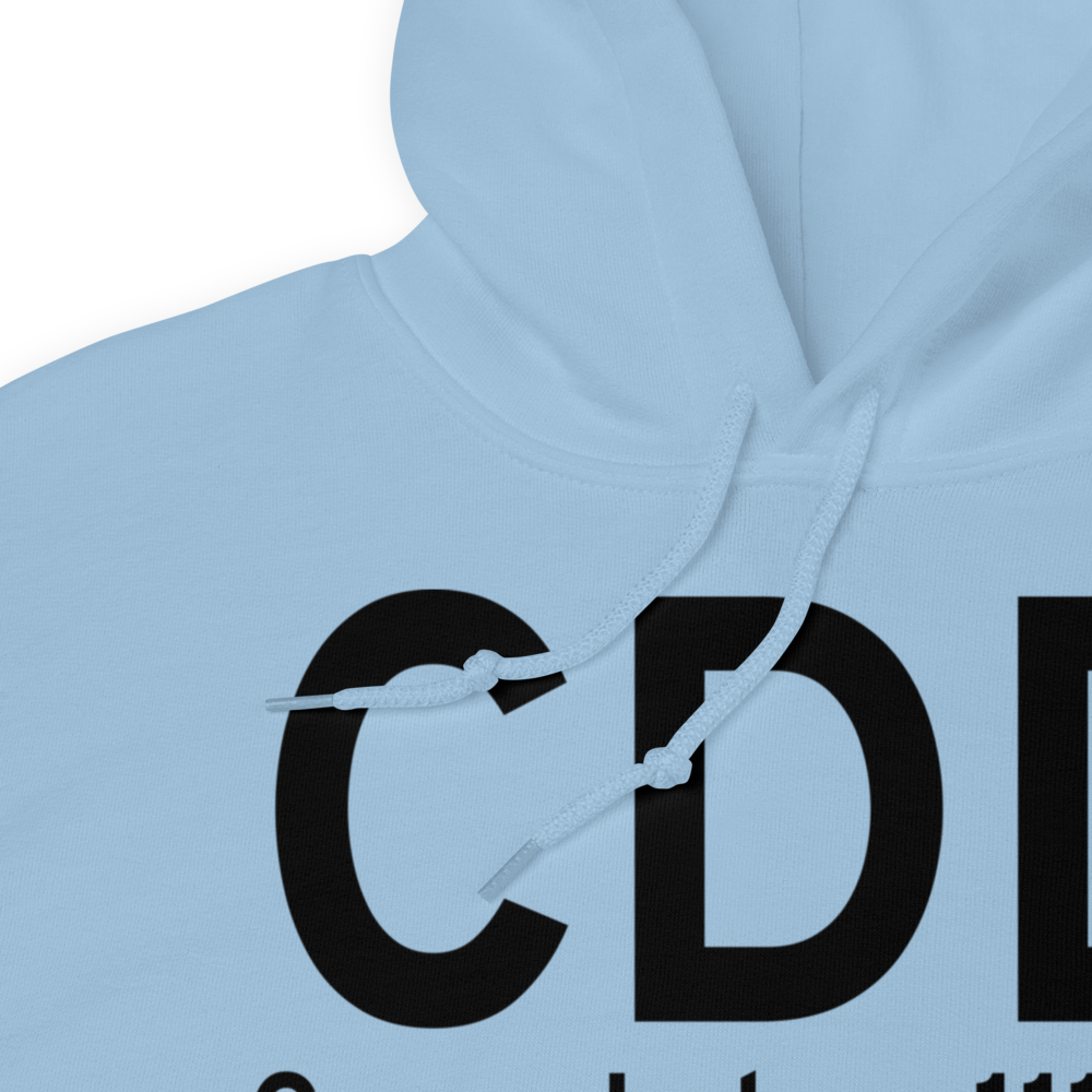 Crane Lake (CDD) Airport Hoodie Sweatshirt 