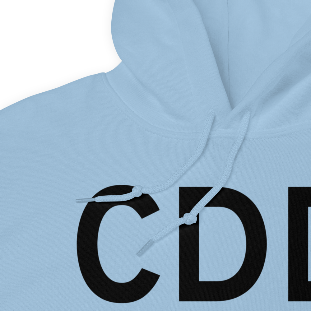 Crane Lake (CDD) Airport Hoodie Sweatshirt 