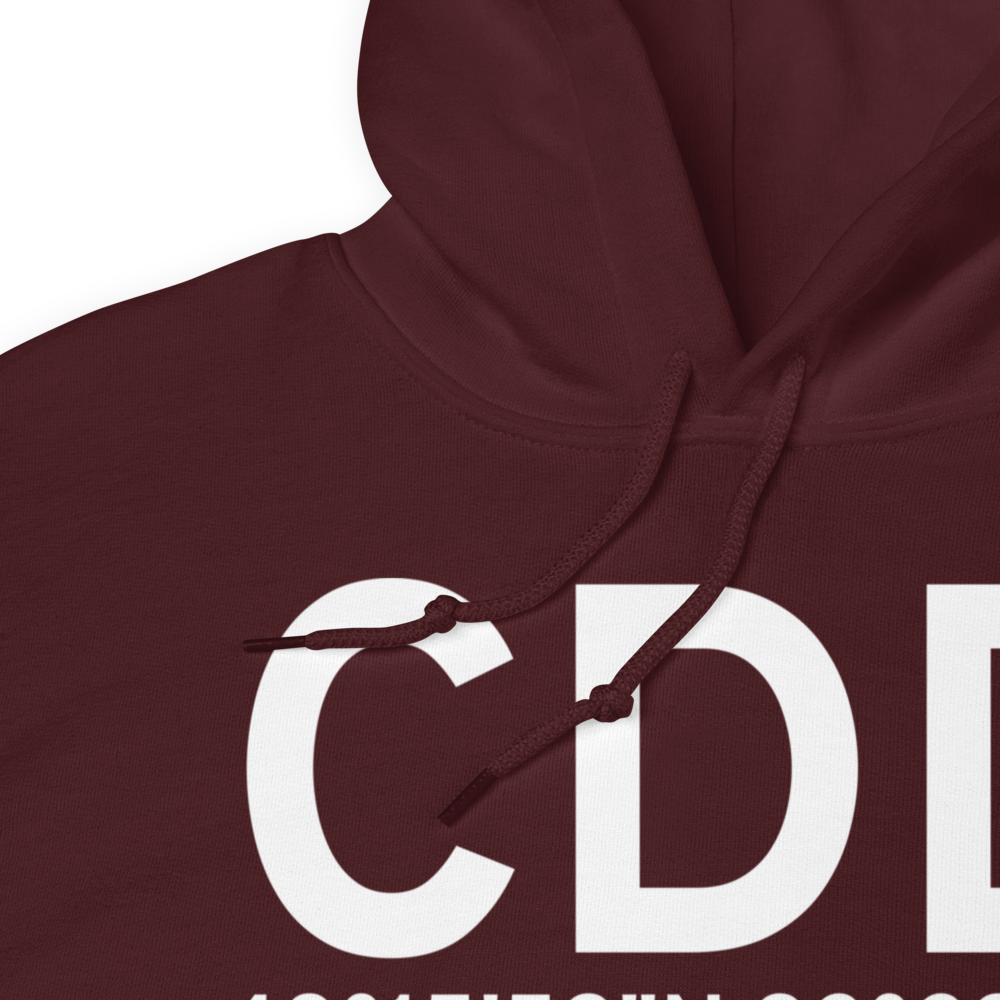 Crane Lake (CDD) Airport Hoodie Sweatshirt 