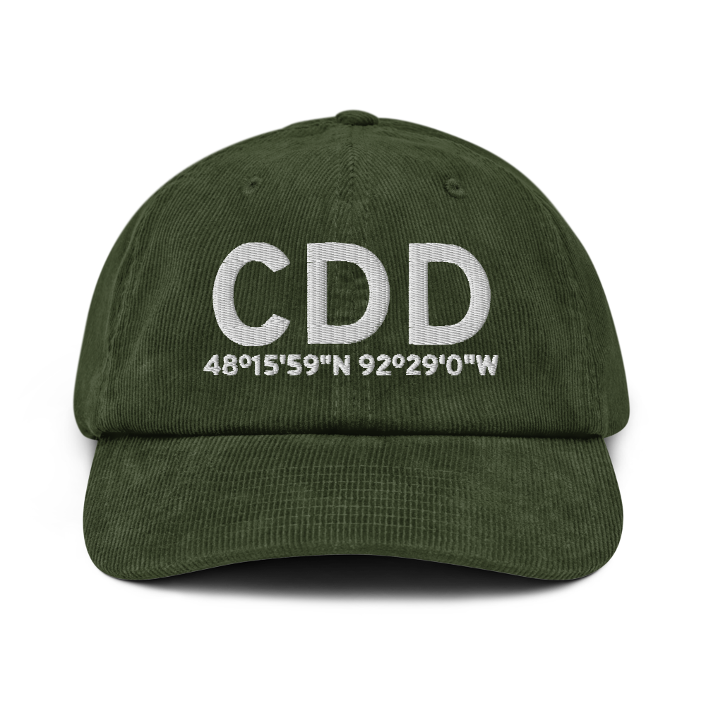 Crane Lake (CDD) Airport Hat 