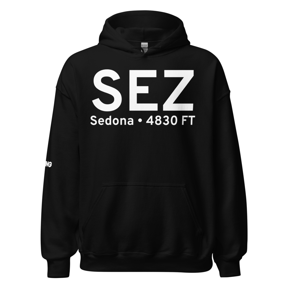 Sedona (KSEZ) Airport Hoodie Sweatshirt 