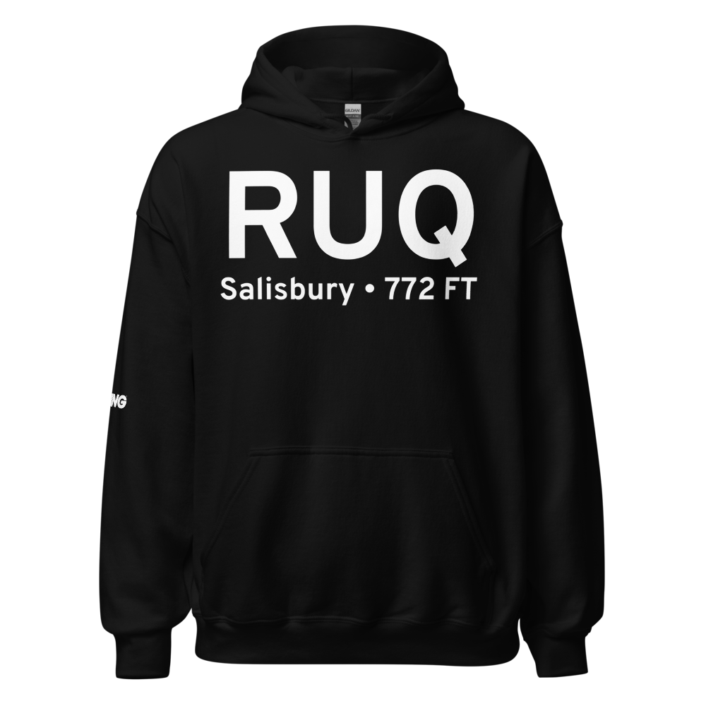 Salisbury (KRUQ) Airport Hoodie Sweatshirt 