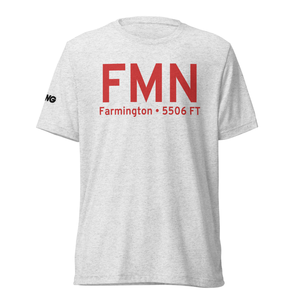Farmington (KFMN) Airport Tri-blend T-Shirt 