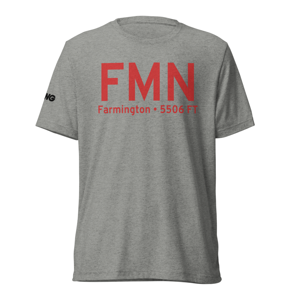 Farmington (KFMN) Airport Tri-blend T-Shirt 