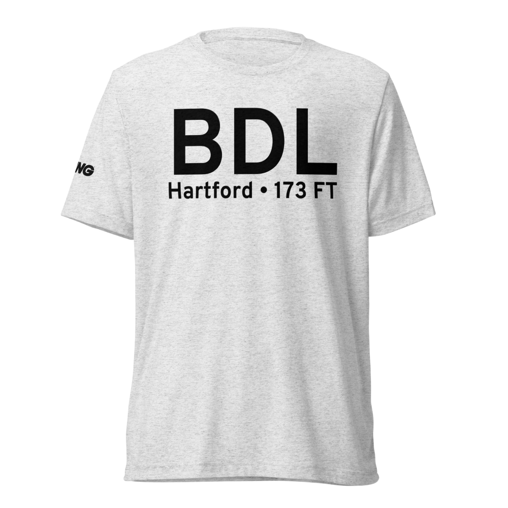 Hartford (KBDL) Airport Tri-blend T-Shirt 
