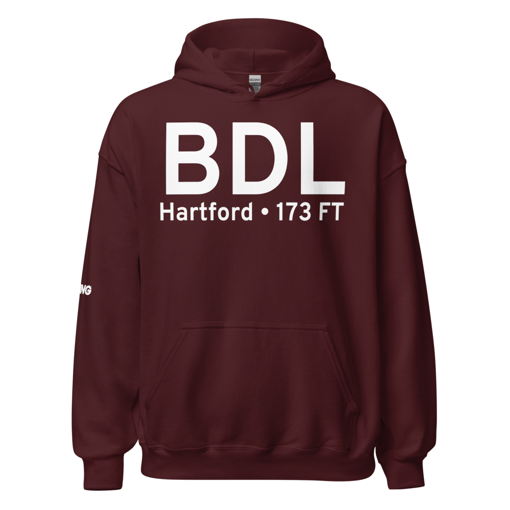 Hartford (KBDL) Airport Hoodie Sweatshirt 
