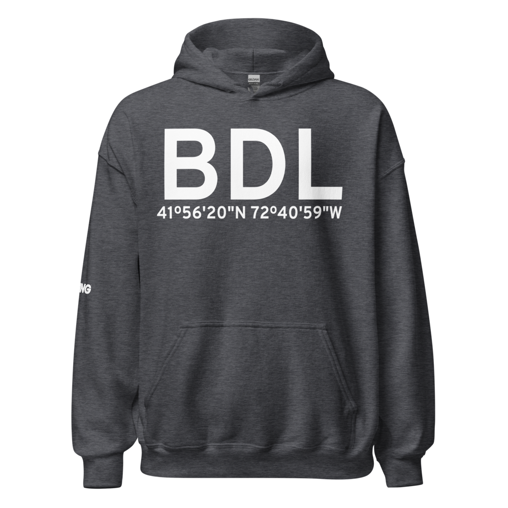 Hartford (KBDL) Airport Hoodie Sweatshirt 