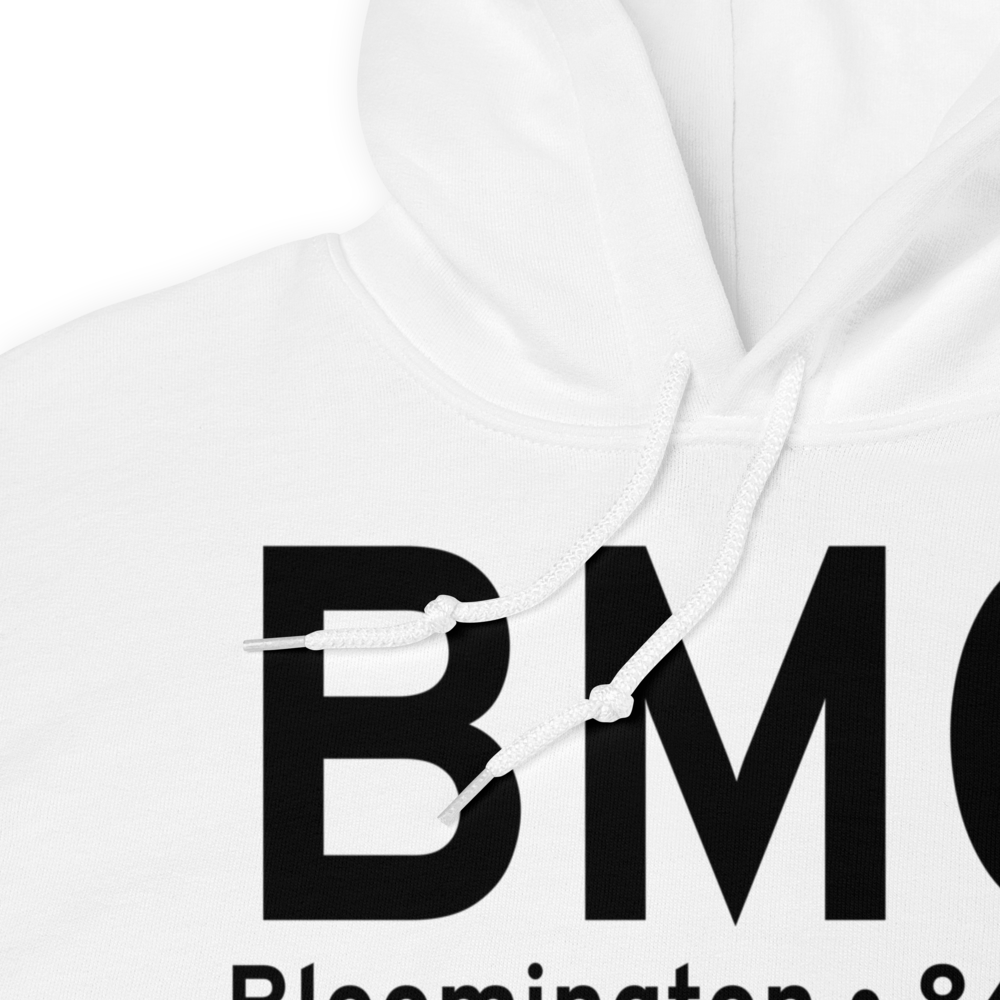Bloomington (KBMG) Airport Hoodie Sweatshirt 